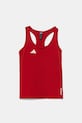 Детский топ adidas с эластаном красный IY9743