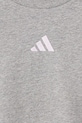 Otroška bombažna kratka majica adidas siva JJ0944
