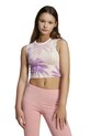 adidas Originals top dziecięcy okrągły fioletowy JD2935