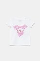 Guess tricou copii print alb A5GI03.K6YW4.PPYA