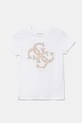 Dětské tričko Guess s elastanem bílá J5GI02.K6YW4.PPYA