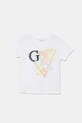 Dětské tričko Guess s elastanem bílá J5GI03.K6YW4.PPYA