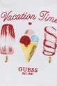 Fete Guess tricou de bumbac pentru copii J5GI06.K8HM4.PPYA bej