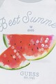 Fete Guess tricou de bumbac pentru copii J5GI06.K8HM4.PPYA albastru