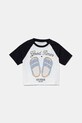 Guess tricou de bumbac pentru copii imprimeu bleumarin J5GI06.K8HM4.PPYA