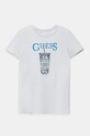 Dětské tričko Guess nášivka modrá J5GI08.K6YW4.PPYA