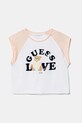 Guess tricou copii print alb J5GI12.K6YW4.PPYA
