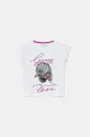 Guess t-shirt dziecięcy aplikacja biały J5GI25.K6YW4.PPYA