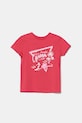 Dětské tričko Guess s elastanem růžová J5GI30.K6YW4.PPYA
