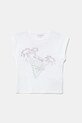 Детская хлопковая футболка Guess аппликация белый J5GI32.K8HM4.PPYA