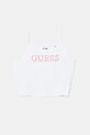 Παιδικό top Guess απλικέ λευκό J5GI37.K8RT2.PPYA