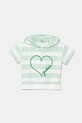 Guess tricou copii imprimeu turcoaz J5GQ05.KBOR4.PPYA