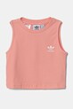 Dětský top adidas Originals JC8432 oranžová SS25
