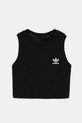 Dětský top adidas Originals JC8430 černá SS25
