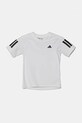 adidas Performance tricou copii print alb JI7171