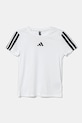Παιδικό μπλουζάκι adidas JJ5032 λευκό SS25