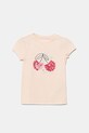 Дитяча футболка Guess з еластаном бежевий K5GI03.K6YW4.PPYA