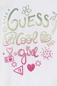 Дівчинка Дитяча футболка Guess K5GI09.K6YW4.PPYA білий