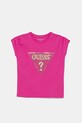 Guess tricou copii imprimeu roz K5GI12.K6YW4.PPYA