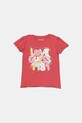Guess t-shirt dziecięcy z elastanem różowy K5GI15.K6YW4.PPYA