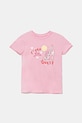 Дитяча футболка Guess аплікація рожевий K5GI17.K6YW4.PPYA