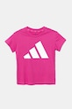 adidas tricou de bumbac pentru copii print roz JE1386