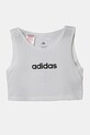 Хлопковый топ adidas хлопок белый JC9734