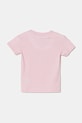 adidas tricou de bumbac pentru copii JC9623 roz SS25