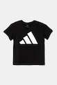 adidas tricou de bumbac pentru copii print negru JD1832