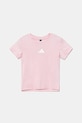 Детская футболка adidas с эластаном розовый JC7673