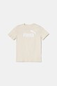 Детская футболка Puma ESS No. 1 Logo Tee хлопок бежевый 684892
