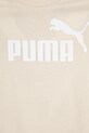 Девочка Детская футболка Puma ESS No. 1 Logo Tee 684892 бежевый
