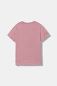 Puma t-shirt dziecięcy ESS No. 1 Logo Tee 684892 różowy AW25