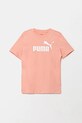 Dětské tričko Puma ESS No. 1 Logo Tee kulatý oranžová 684892
