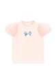 Дитяча футболка Konges Sløjd BALLERINA TEE аплікація рожевий KS102648