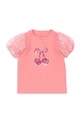 Дитяча футболка Konges Sløjd BALLERINA TEE аплікація рожевий KS102648