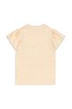 Дитяча бавовняна футболка Konges Sløjd FAMO PUFF TEE GOTS KS102603 бежевий SS25