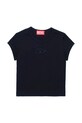 Детская хлопковая футболка Diesel TANGIE T-SHIRT хлопок чёрный J01830