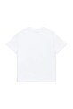 Dětské bavlněné tričko Diesel TCUORE T-SHIRT J02233 bílá SS25