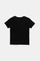 Diesel t-shirt in cotone per bambini TCUORE T-SHIRT J02233 nero SS25