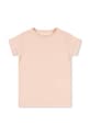Konges Sløjd t-shirt MINNIE TEE GOTS okrągły różowy KS103151