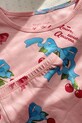 Κοριτσίστικα Μπλουζάκι Konges Sløjd BASIC FRILL TEE GOTS KS103154 ροζ