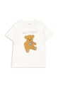 Konges Sløjd tricou din amestec de in pentru copii ERA TEE OCS print maro KS103194