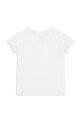 Fete Konges Sløjd tricou de bumbac pentru copii MALLOU TEE GOTS KS103244 alb