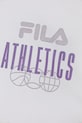 Dievča Detské bavlnené tričko Fila ISNY FAT0635 biela