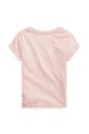 Polo Ralph Lauren t-shirt in cotone per bambini 312833549033 arancione SS25