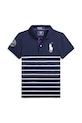 Detské polo tričko Polo Ralph Lauren Wimbledon Collection s elastanom tmavomodrá 313950162001