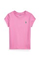 Дитяча бавовняна футболка Polo Ralph Lauren бавовна рожевий 312833549081