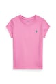 Dječja pamučna majica kratkih rukava Polo Ralph Lauren pamuk roza 312833549081