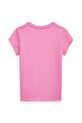 Дитяча бавовняна футболка Polo Ralph Lauren 312833549081 рожевий SS25